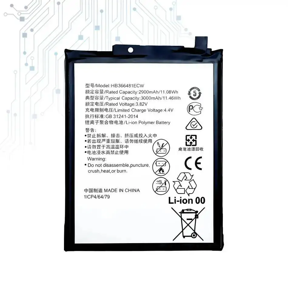 Mobile Phone Battery HB366481ECW For Huawei Honor 5C/7C/7A Pro Tracking Number