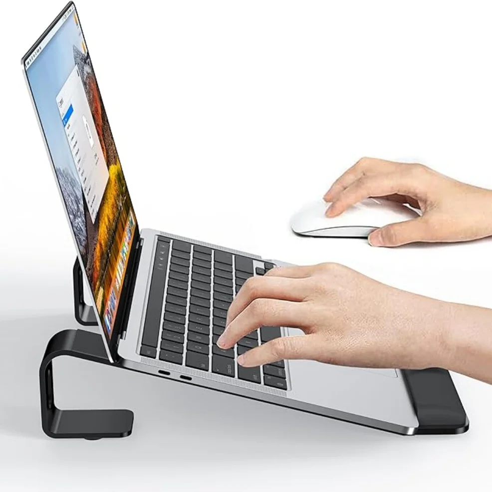 iDock Laptop Stand for Desk Laptop Ventilated Aluminum Portable Computer Stand for 9.7-16.2 MacBook Pro Air/HP/Dell Notebook