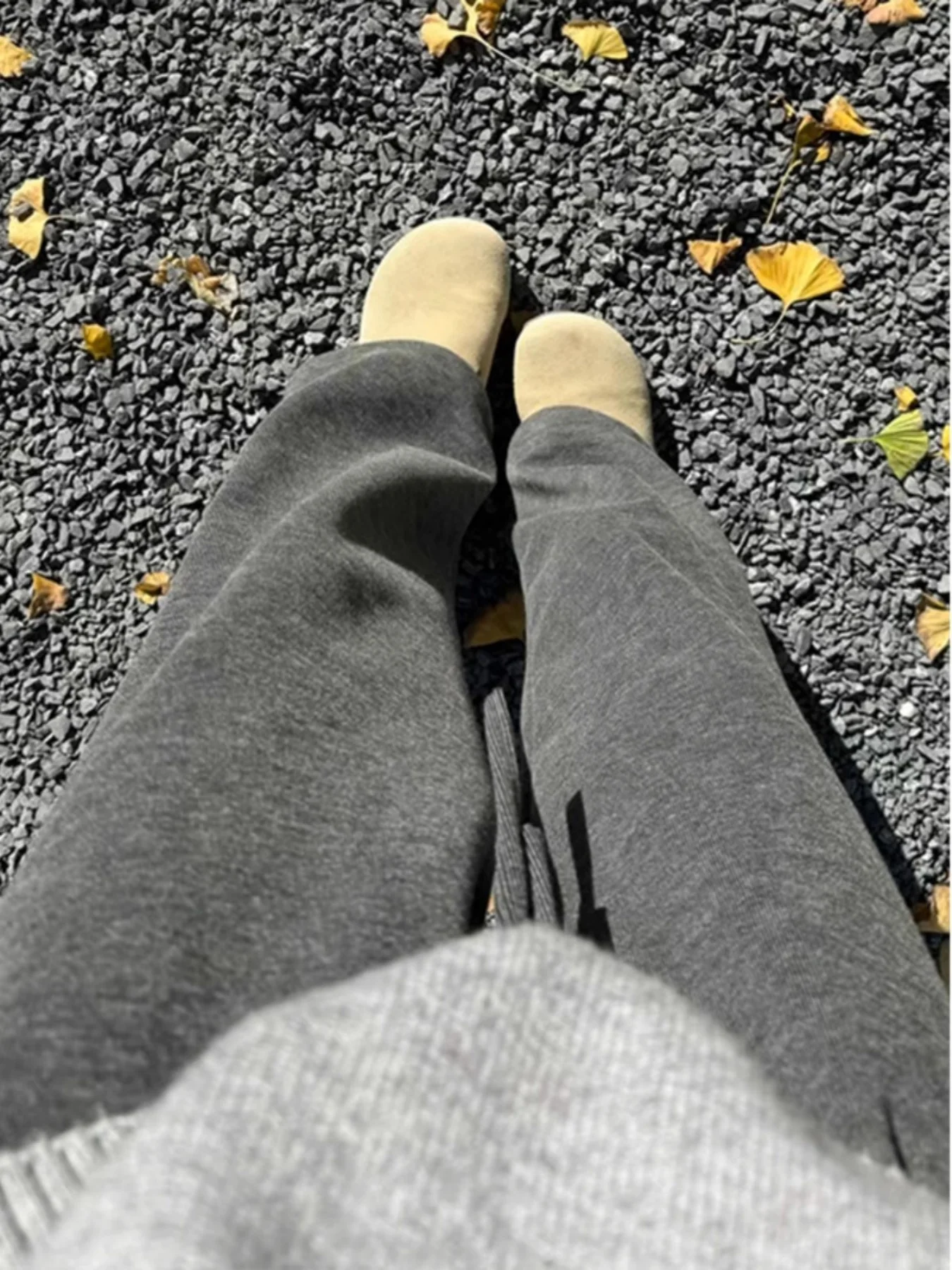 American Retro Solid Color Casual Sweatpants for Women, Straight-Leg, Loose, Versatile, Lazy Style, Essential for Early Morning Workouts, Glutinous Rice Pants