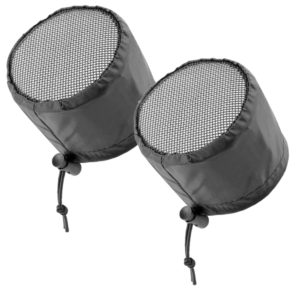 

2Pcs Grow Tents Vent Cover Duct Filter Adjustable Size Tighten Opening Plant Protection Grow Tents Vent Covers