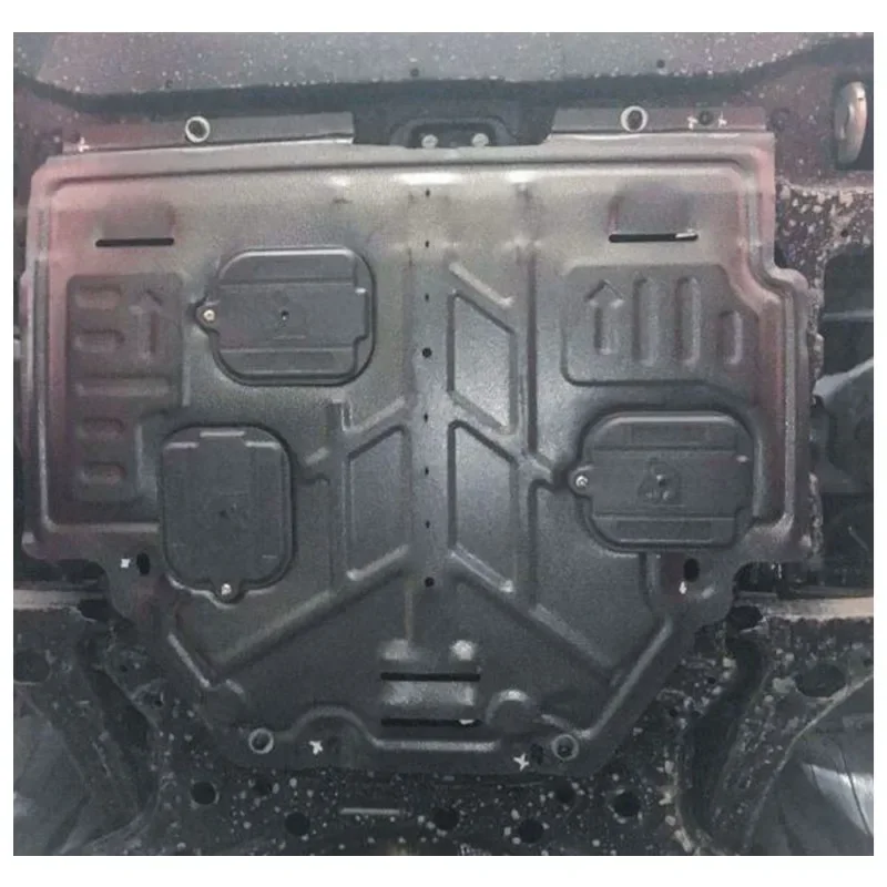 لوحة حماية من الطين باللون الأسود عالي الجودة تحت المحرك لوحة حماية من الطين لجيلي إمجراند L S 2018-2025