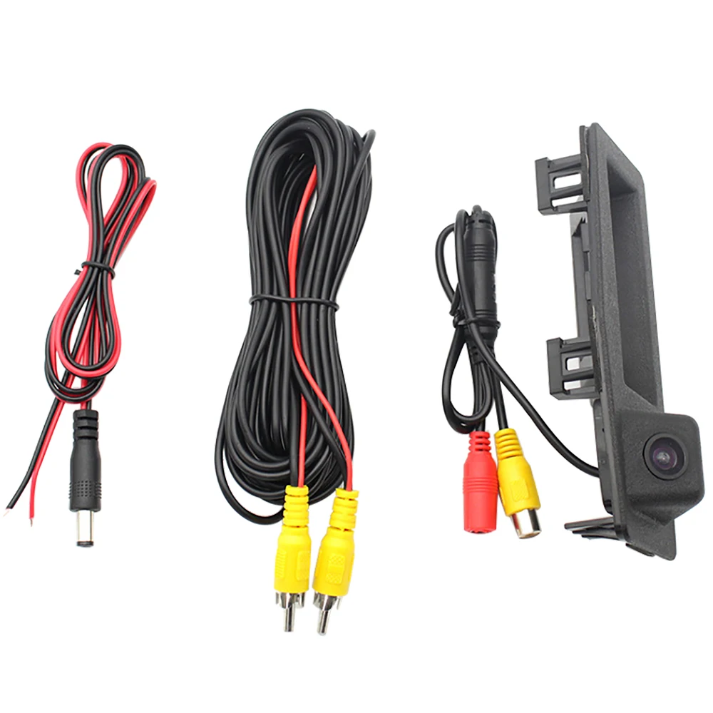 

Car Trunk Handle and CCD Rear View Backup Reverse Parking Camera Car Rear View Camera for Cadillac ATS-L 2014