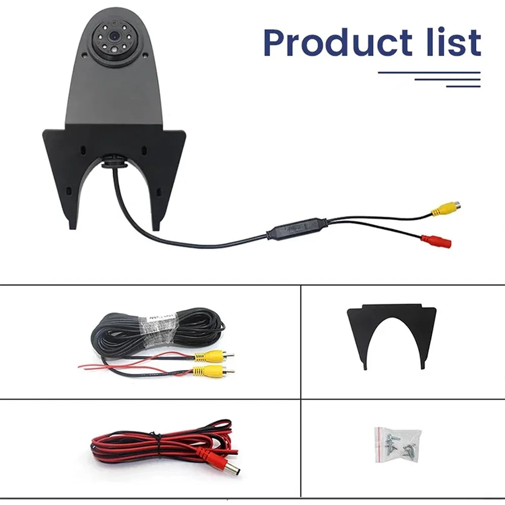 Car High Brake Light Camera Universal - 1080P, Rear View Backup Camera for RV, for Ford, for Volkswagen Sedans & Vans,Required