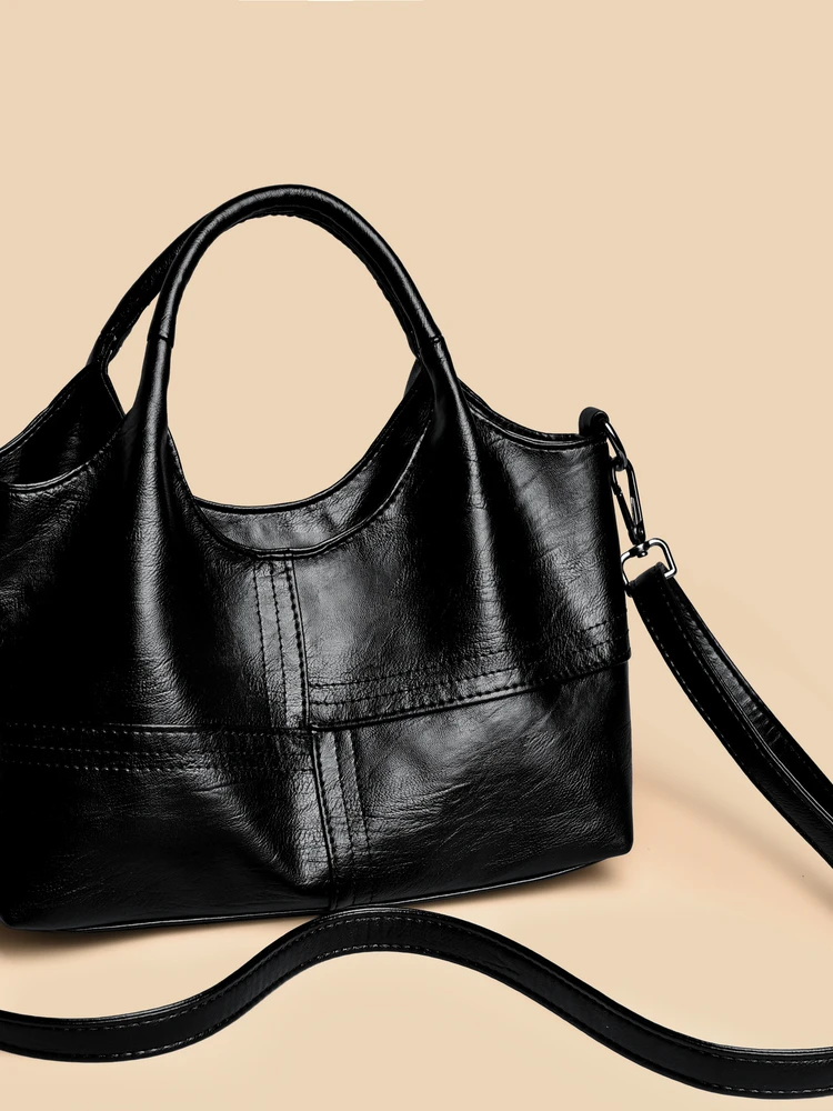 

Модная женская сумка из натуральной кожи-кенгуру, новинка 2025 года, универсальная сумка на одно плечо Sli для женщин среднего возраста