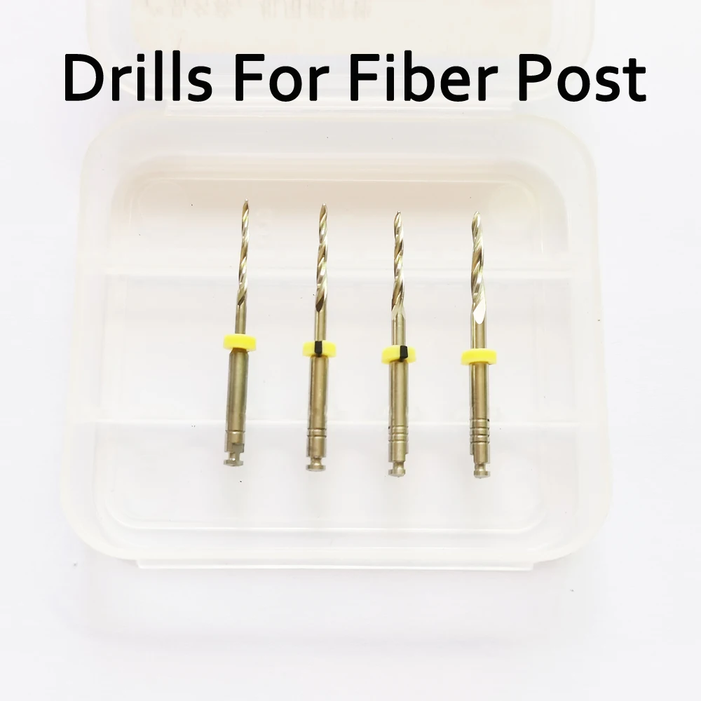 

4 PCS/Pack Dental Drills For Fiber Post 1-4# Length 32mm Can Be Sterilled