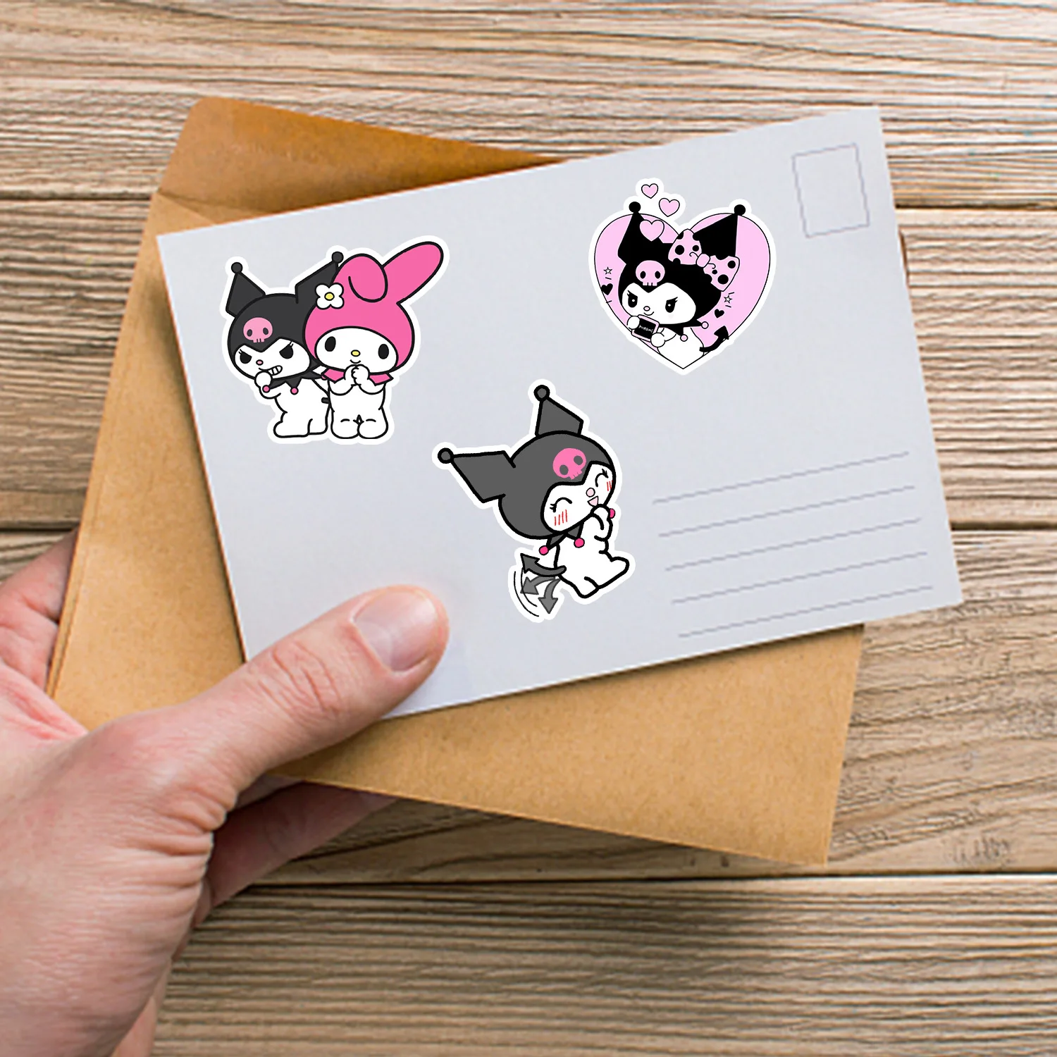 10/50/100Pcs Anime Kawaii Kuromi Stickers for Laptop Guitar Suitcase Motorcycle Graffiti Waterproof Sticker Decals for Kids Toys