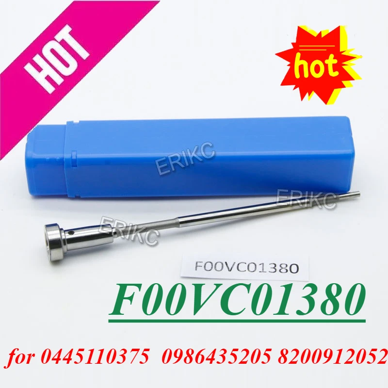 Válvula inyectora original ERIKC F00VC01380, válvula de control F 00V C01 380, compatible con 0445110375 0986435205 RENAULT