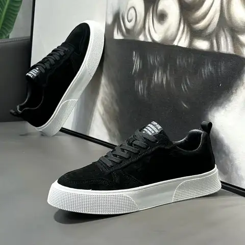 【 Factory Direct Sales 】 Men's Shoes 2025 New Casual Breathable Wear resistant Casual Shoes Versatile Trendy Shoes Board Shoes