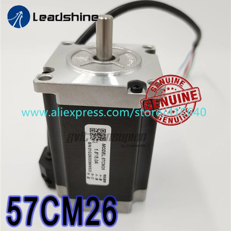 

Genuine Leadshine 57CM26 NEMA 23 Step Motor 5 A 2.6 N.m Holding Torque 84 mm Length 1.8 Degree for Electronic Process Equipment