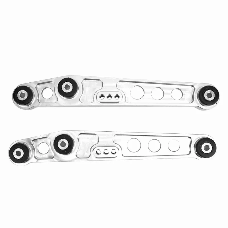 Rear Subframe Brace & Lower Control Arms Kit - Silver Finish, Compatible with Honda Civic Models 1992-1995, Durable Suspension R