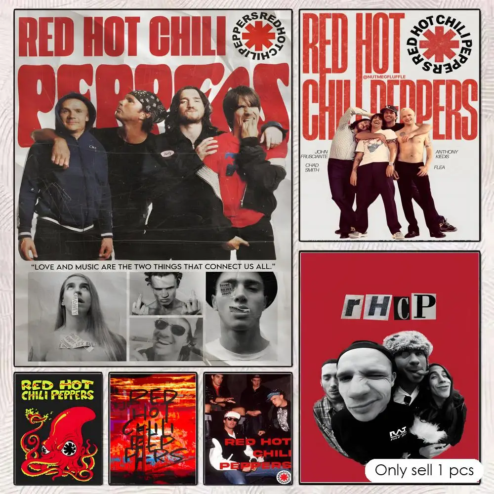 Rocks Band RHCP Poster HD art sticky wall waterproof home li