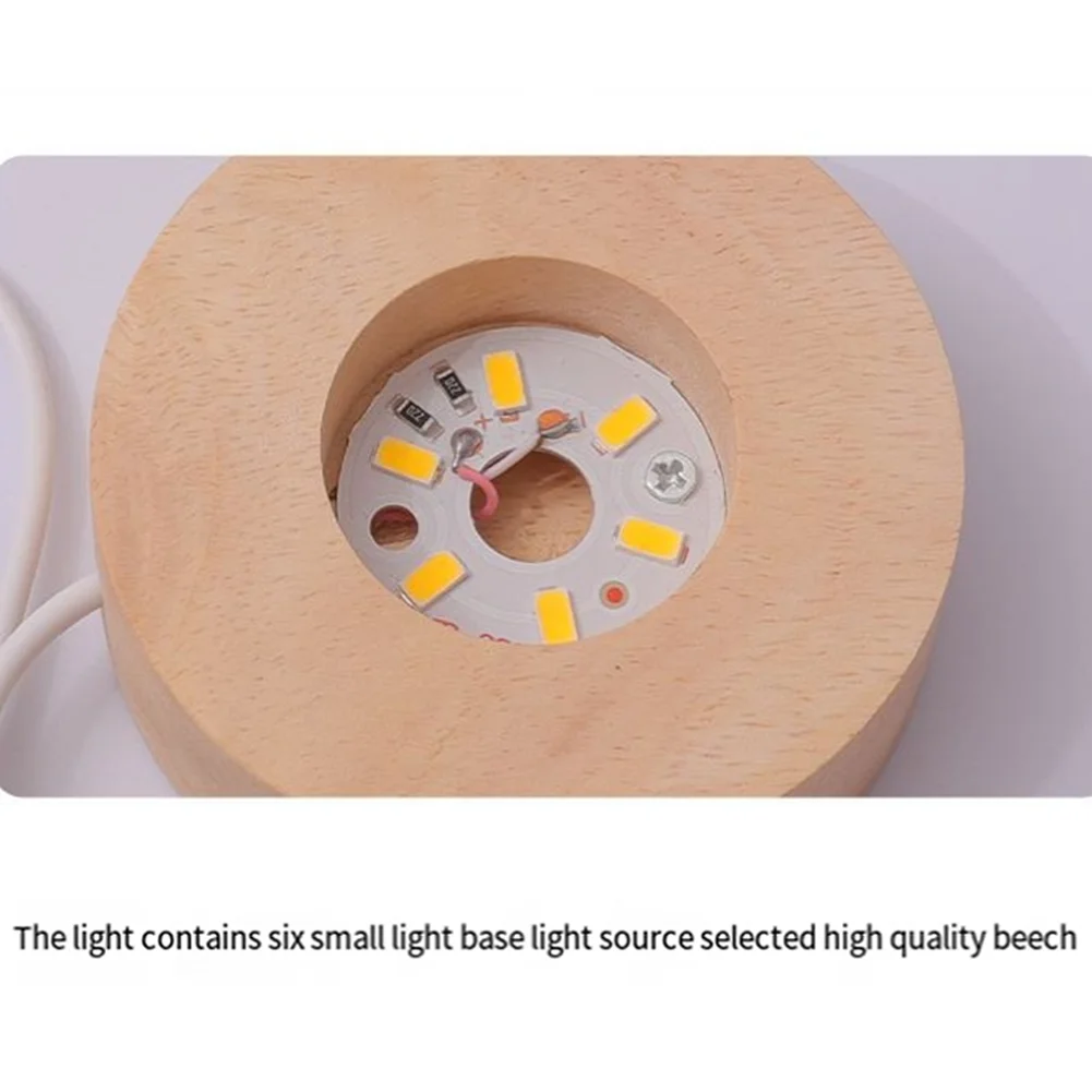 Luminous Crystal Ball LED Night Light Saturn Solar System 3D Moon Table Lamp USB Bedroom Atmosphere Lamp for Birthday Kid Gift