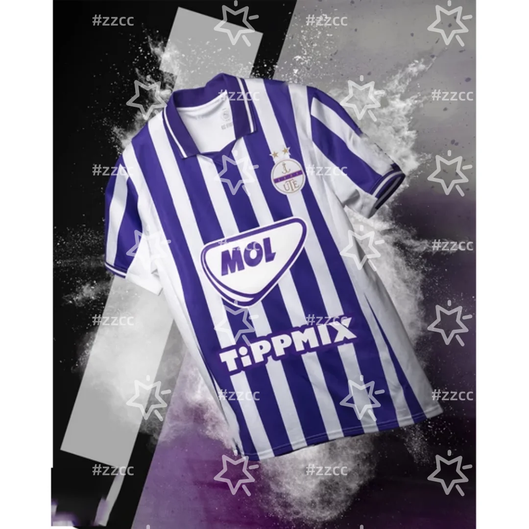 Camisa de Futebol do Újpest FC 25-26, Presente para Fãs de Futebol da Hungria, Camiseta Masculina de Verão, Roupa Infantil, Camiseta de Praia Feminina ﻿