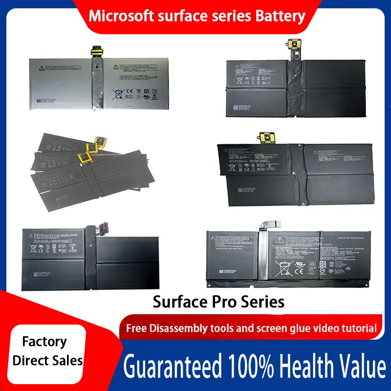 

Новый аккумулятор Microsoft Surface для G3HTA038H DYNM02 Pro5 Pro6 pro1796 Microsoft Surface PRO4/1724, аккумулятор для планшета G3HTA005H Pro3