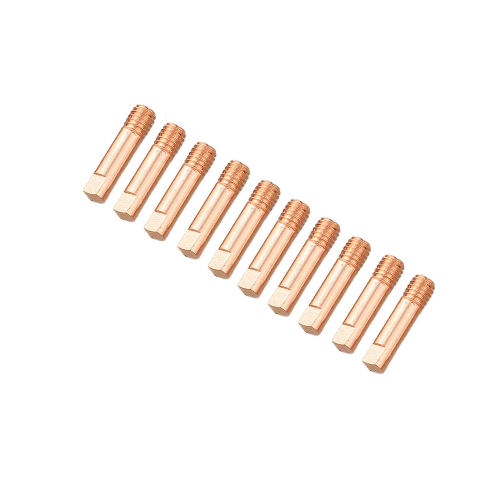 

Pack of 10 Copper Welding Contact Tips 0 031 0 8mm for For Mig/MAG Welding Torch Compatible with For 15AK MB15