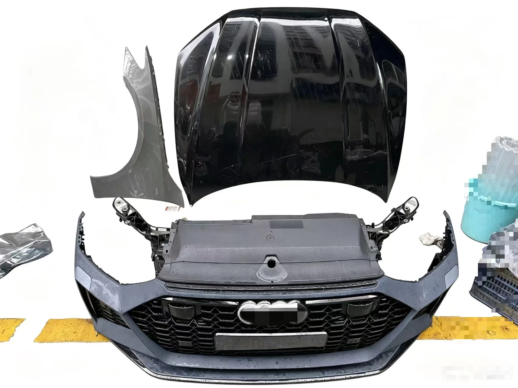 ABT Style RS7 Model Partial Carbon Fiber Front Bumper Body Kit for A7 S7 New Condition