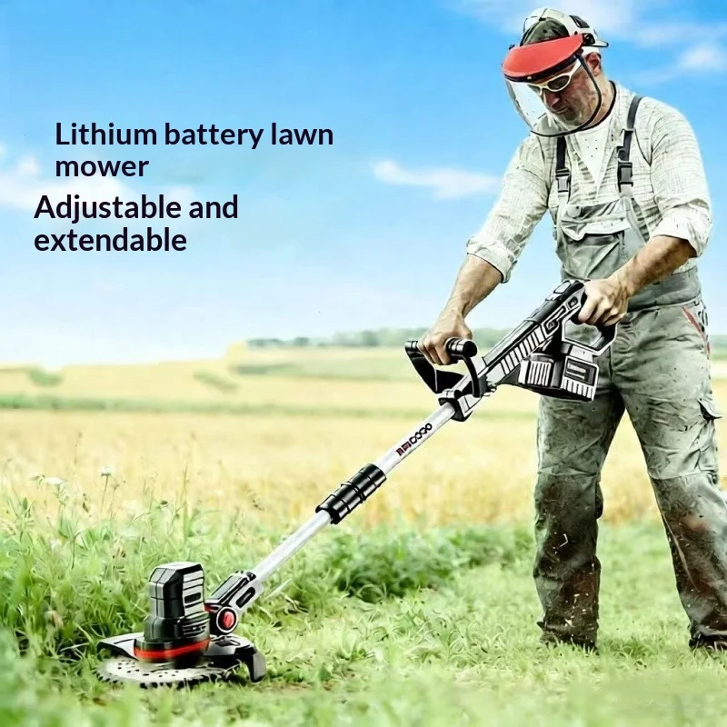 

Electric Lawn Mower for Home Use Portable Light Duty High Power Battery Operated Grass Cutter Multitool Yard Tool Grass Cutter