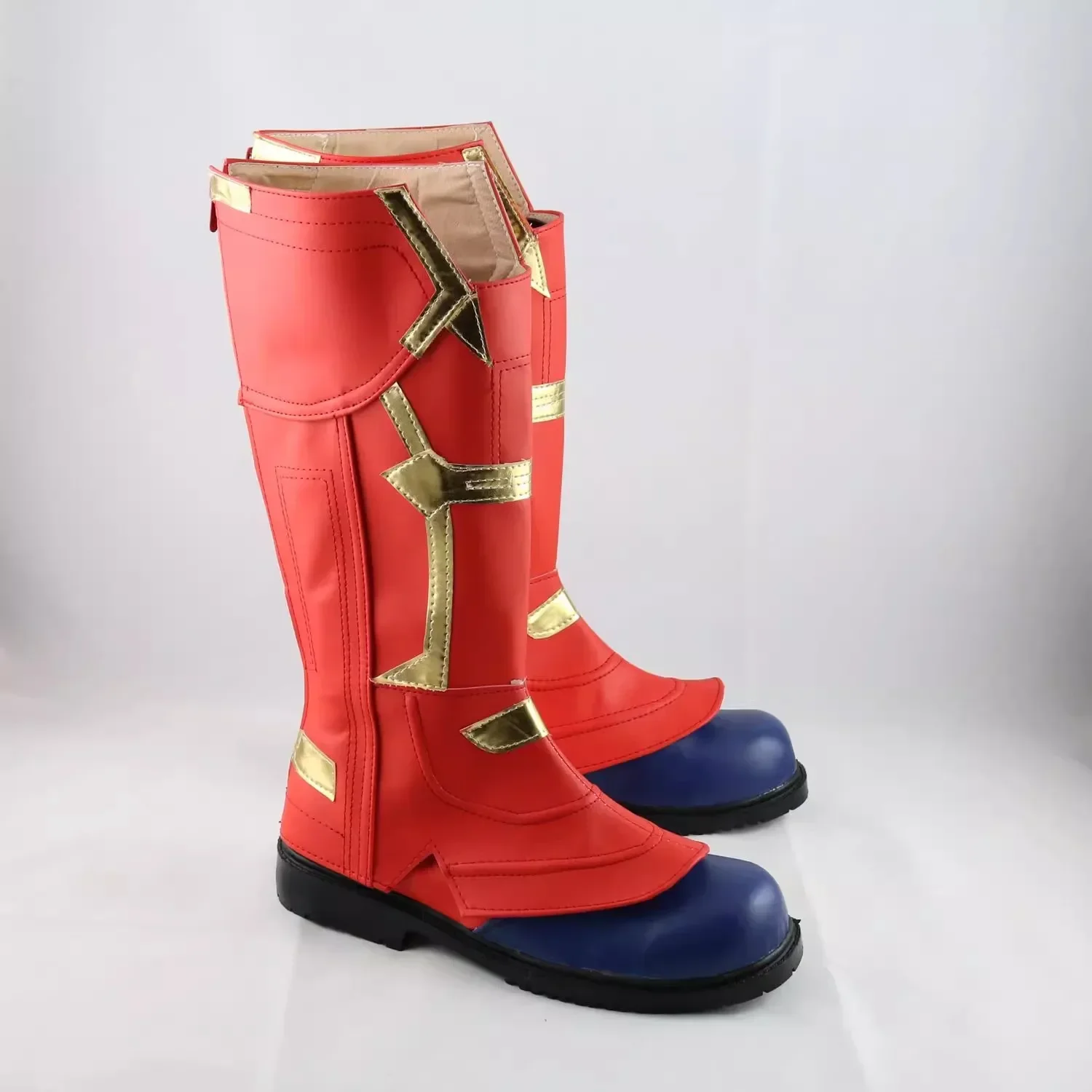 خارقة كارول تأثيري أحذية بو أحذية من الجلد هالوين كرنفال الأحذية الكابتن تأثيري الدعائم أنيمي اكسسوارات مخصص