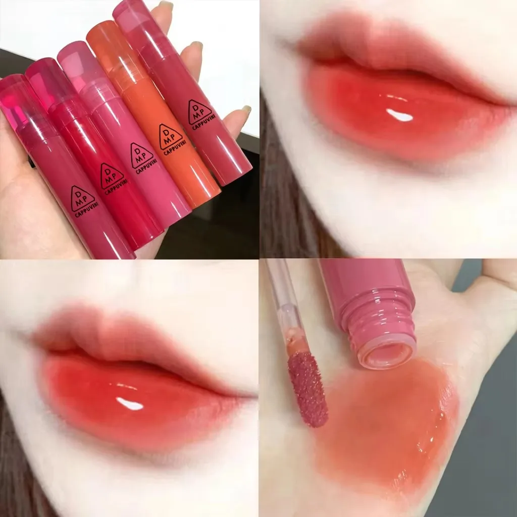 Saft Spiegel Wasser Lip Gloss Feuchtigkeitsspendende Feuchtigkeitsspendende Sexy Lip Tint Wasserdicht Flüssigen Lippenstift Lipgloss Make-Up Koreanische Kosmetik