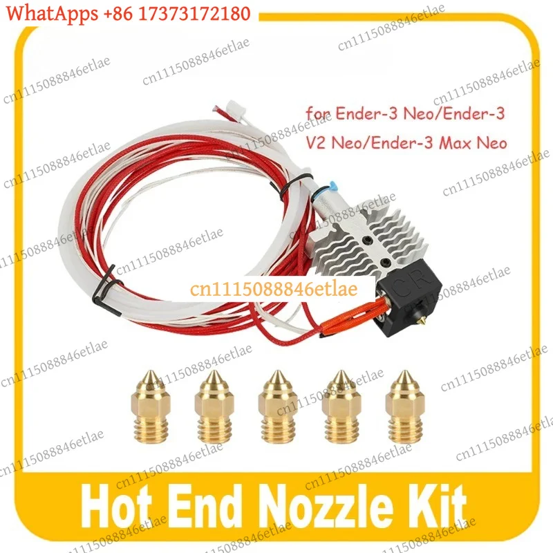 Upgraded Hotend Kit for Ender 3 V2 Neo, Assembled Extruder for Ender 3 Max Neo, 3D Printer Parts