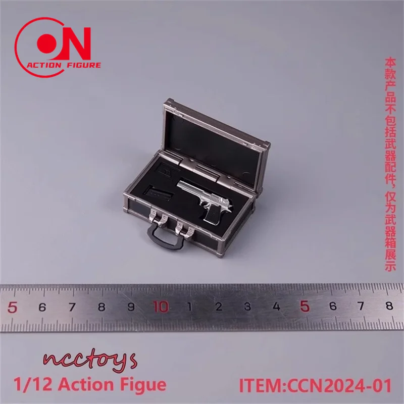 CCN2024 1/12 Schaal Pistool Opbergdoos Draagtas Model Scène Accessoires Props Fit 6 ''Soldaat Action Figure Body