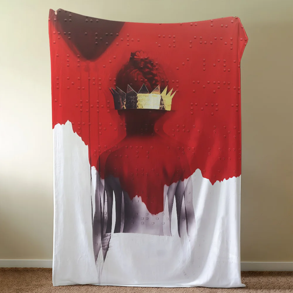 SINGER R-RihannaS-ES Anti Blanket Throw Super Cosy Plush Living Room Sofa Couch Childish Birthday Gifts