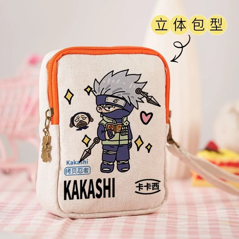 Neue NARUTO Uzumaki Naruto Uchiha Sasuke Uchiha Itachi Münzbörse Kreative Allzweck-Umhängetasche für Studenten und Schlüssel – Detail 4