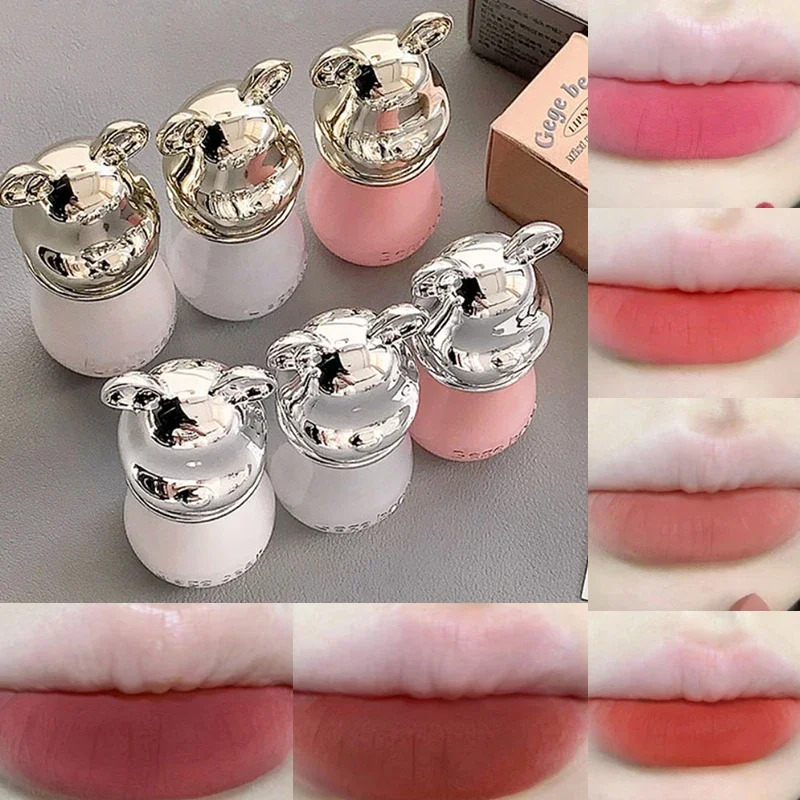 벨벳 매트 전기 도금 베어 립스틱 - 오래 지속되는 강렬한 색상 비퇴색 부드러운 마무리 립 머드