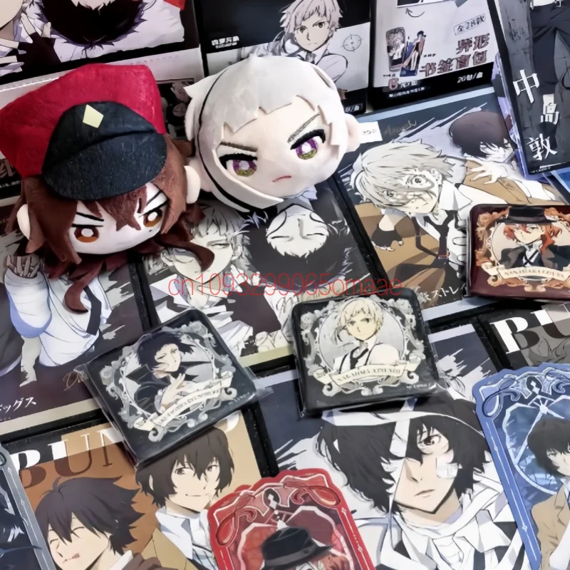 

Goodsfun Original Bungo Stray Dogs Blind Box Square Badge Dango Doll Keychain Die Cut Bookmark Shikishi Display Ornament Gifts