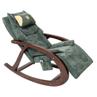 Electric Leisure Reclining Home Office Massager Shiatsu Kneading Rocking Massage Chair with Vibration Wireless Remote Control