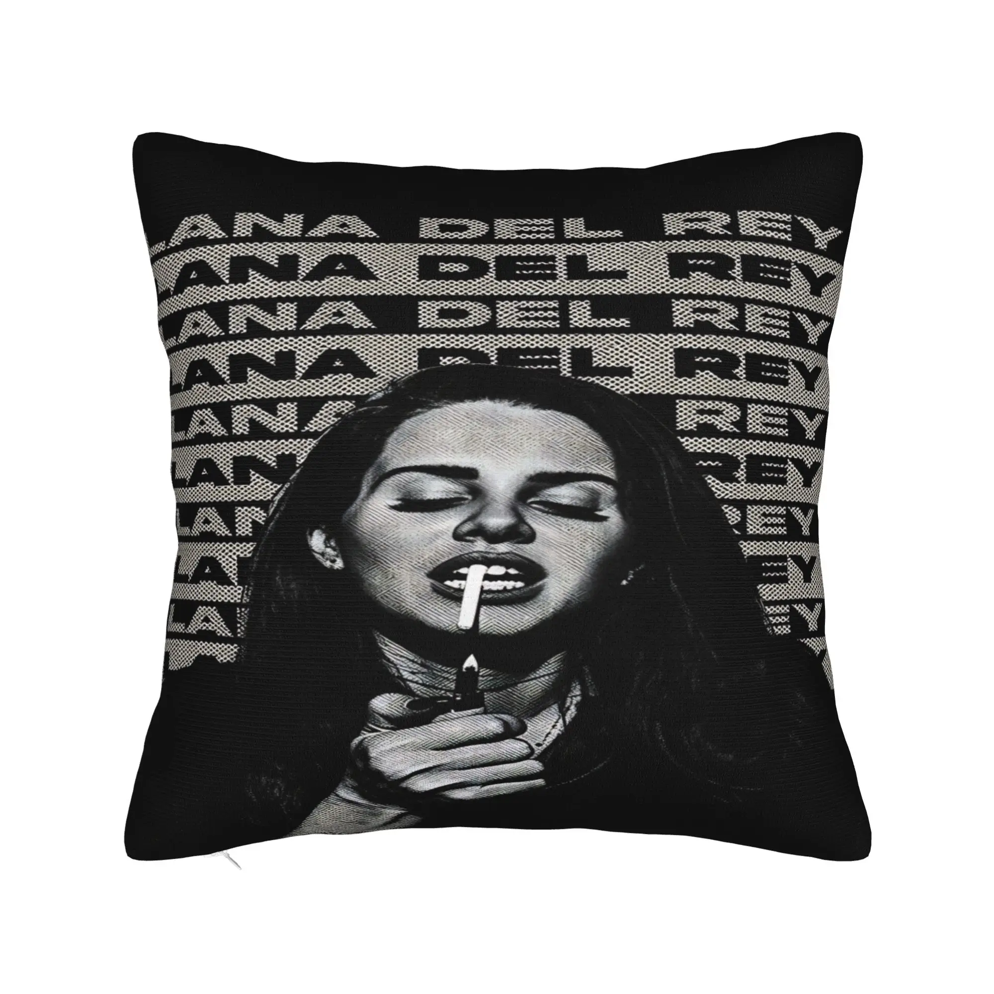 Lana Del Rey Singer Lizzy Grant  Pillow Case  Custom Pillow Cover Vintage Cushion Cover For Living Room Sofa