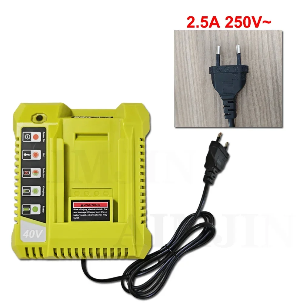 36V/40V For Ryobi Battery Charger Li-ion BPL3626 BPL3640 OP4040 BCL3620