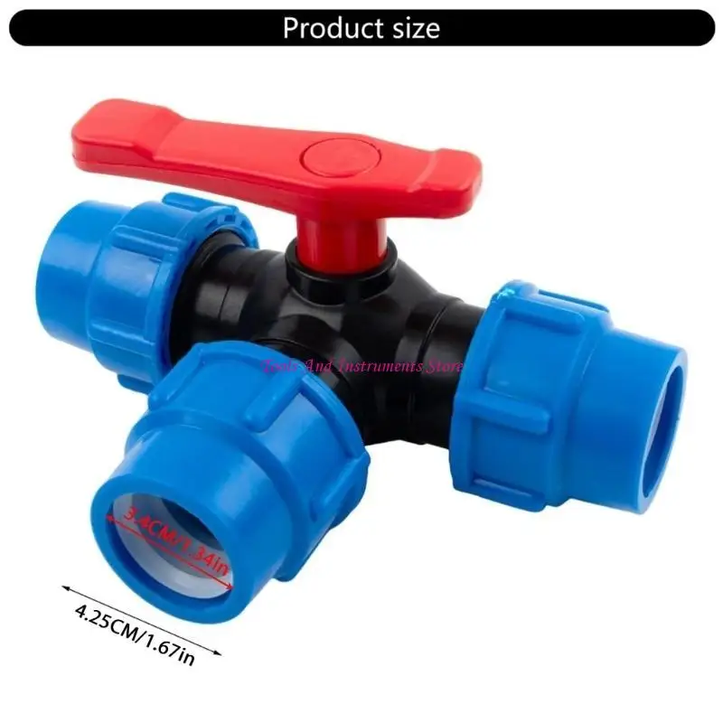 Zeit verwenden 3 Wege runde Ventile für einen effizienten Wasserbewirtschaftungsdurchmesser 32 mm C7AC