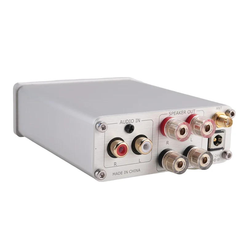 Amplificador de som AS95-Hifi MA12070 80Wx2 Bluetooth 5.0 Amplificador de potência de áudio estéreo para home theater Karaokê Amplifiy-Silver Dura