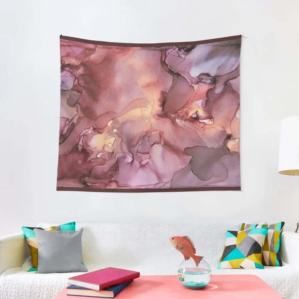 

Fire and Ice Abstract Ink Painting Tapestry Room Decoration Accessories Wallpaper Bedroom Aesthetic Room Decor Korean Tapestry