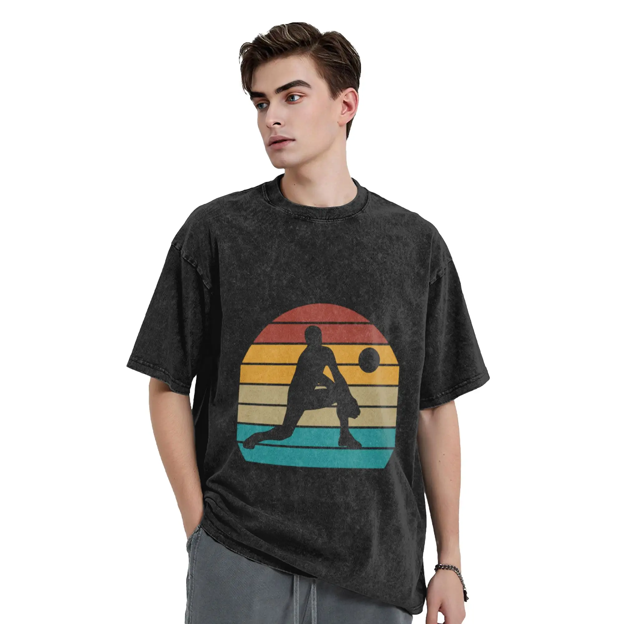 Volleyball Dig Classic Chic A T-Shirt Oversized Short Sleeve Men's Women's Cotton Tees Tops