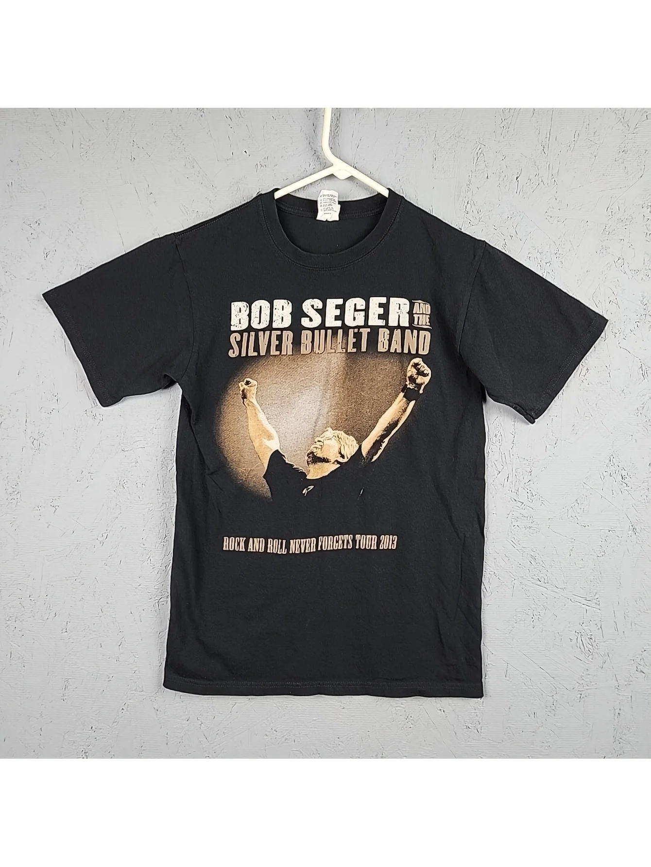 Мужская рубашка Bob Seger Tour Small S Black Rock And Roll Never Forgets с графическим логотипом, мужская футболка, мужская футболка 2025 года, подарок бойфренду