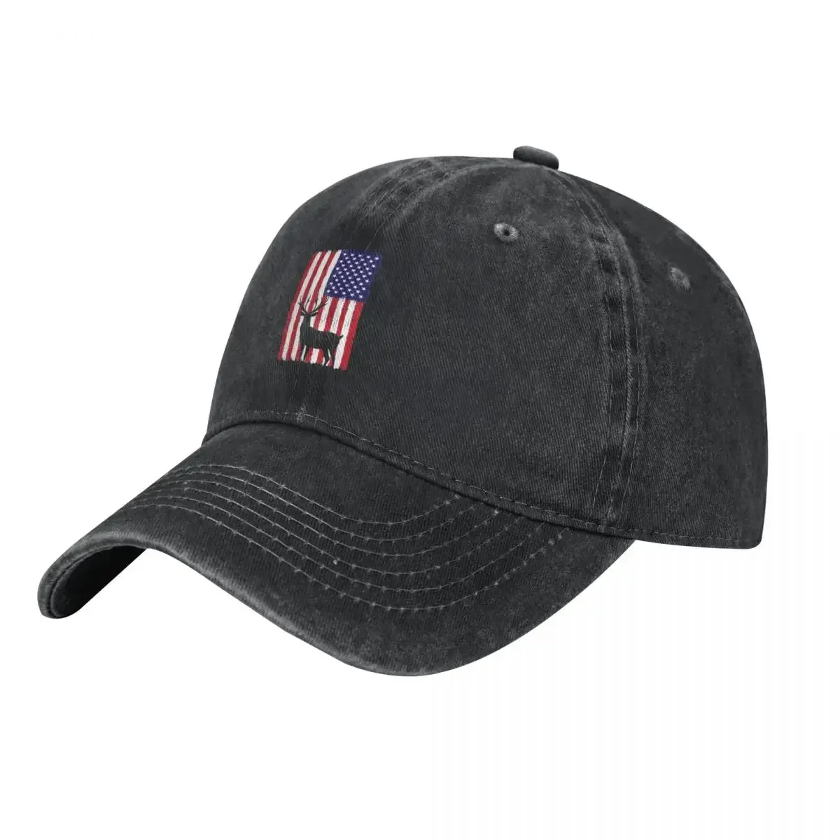 

Deer Hunting American Flag Baseball Cap New In Hat funny hat Sun Hat For Children Women's Beach Visor Men's