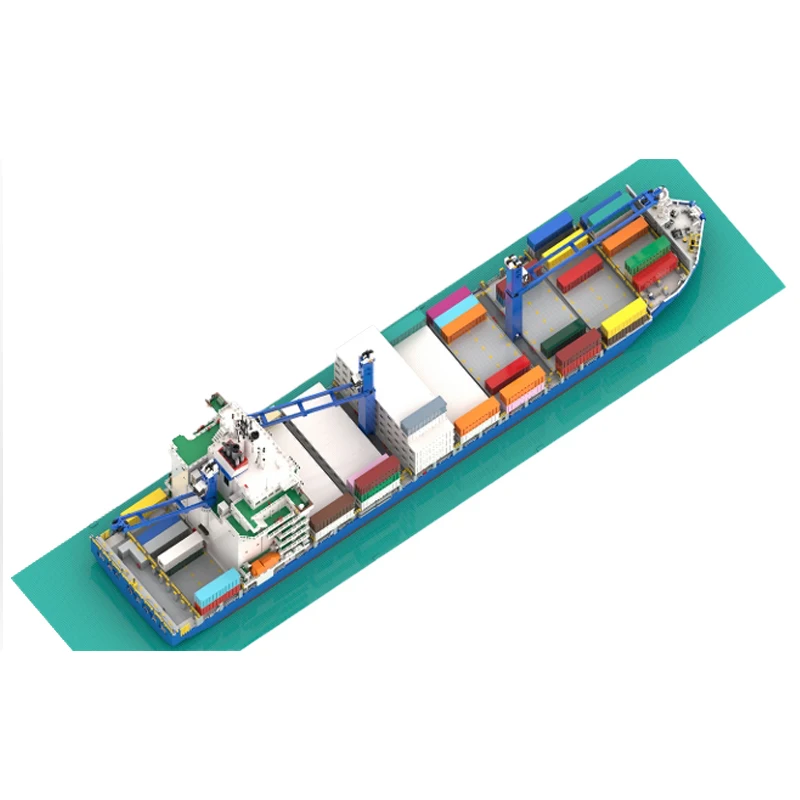 Moc recipiente navio v2 navio montagem blocos de construção modelo diy tijolos tecnologia barco aniversários das crianças brinquedos kits