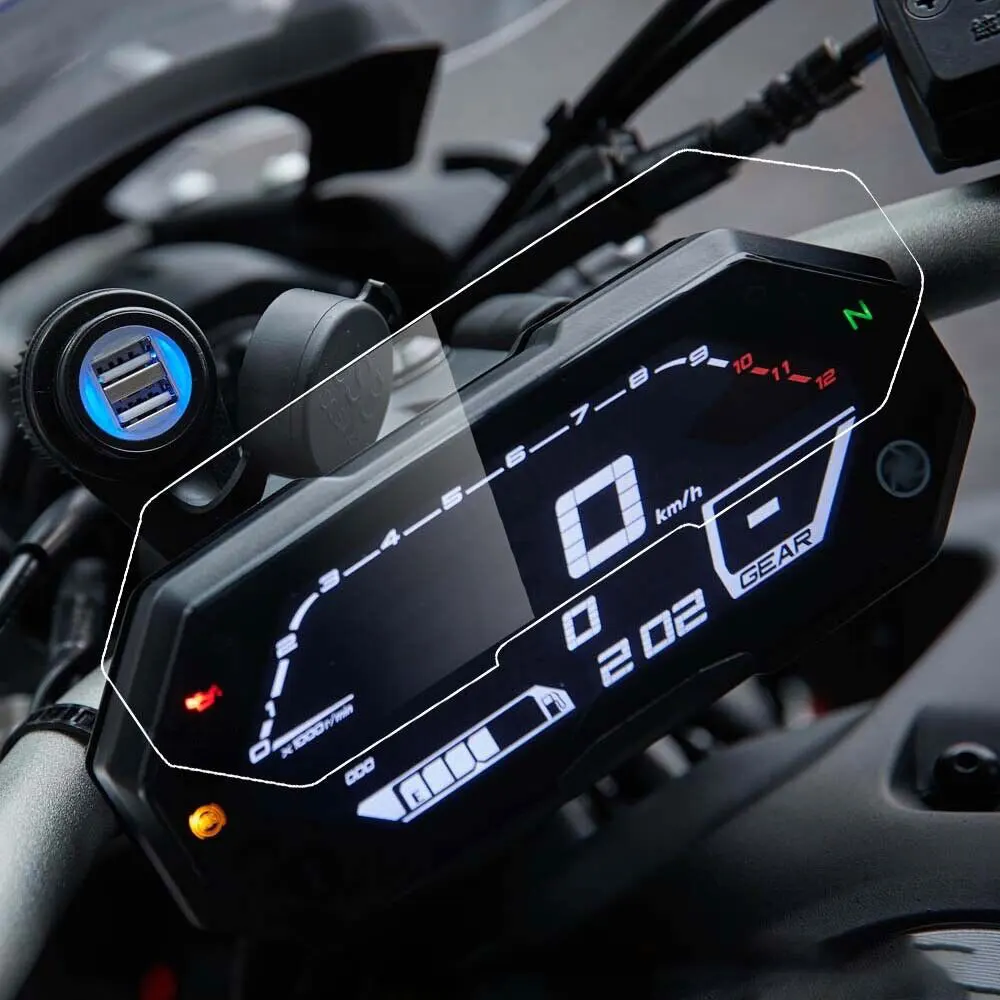 Motorcycle Scratch Cluster Screen Dashboard Protection Instrument Film For YAMAHA MT07 MT-07 FZ-07 FZ07 MT FZ 07 2021-2022