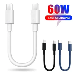 1-3PCS 30cm Type C to USB C Cable Fast Charging Phone Charge Short USB Cable For Samsung iPhone15 Xiaomi USB Type C Data Cable
