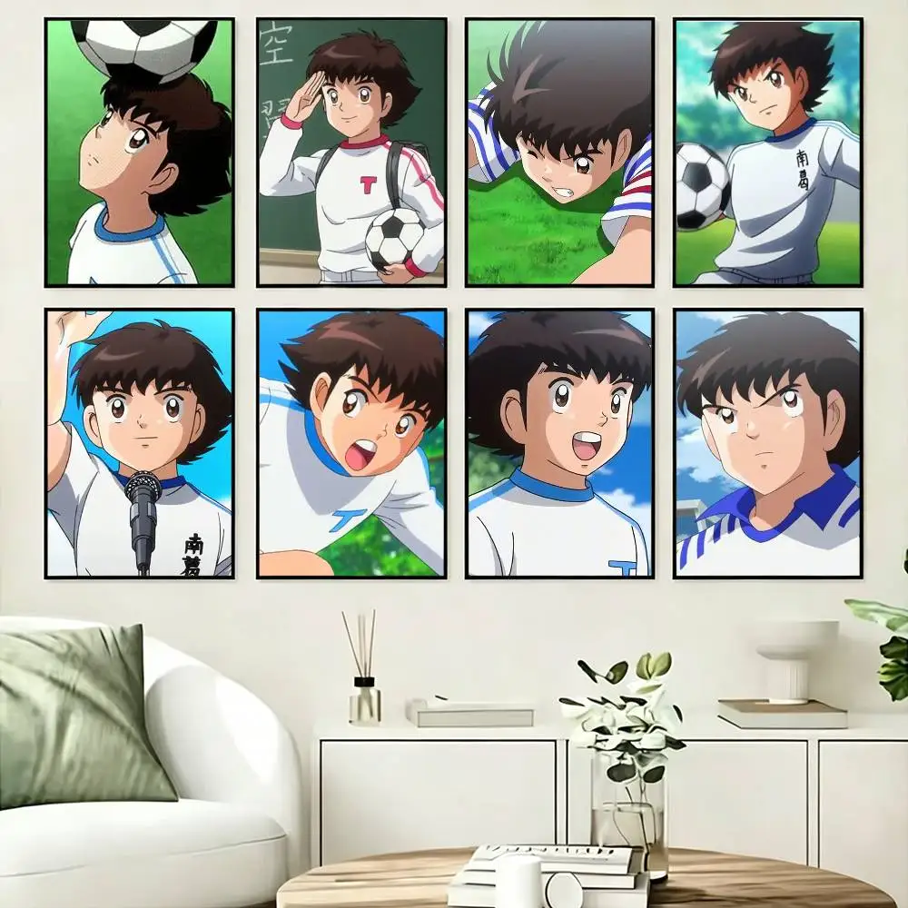 ANIME C-Captain T-Tsubasa Poster High Quality Dorm Living Room Aesthetic Wall Decoration Painting Stickers Gift