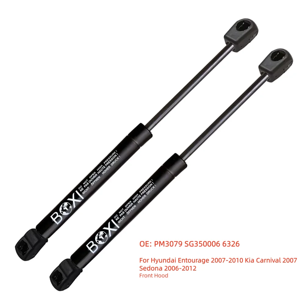BOXI 2 szt. Amortyzatory maski przedniej SG350006 6326 do Hyundai Entourage 2007-2010 Kia Carnival 2007 Sedona 2006 - 2012