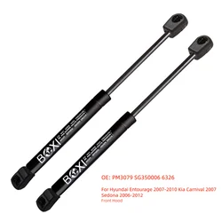 BOXI 2Pcs Front Hood Lift Supports SG350006 6326 For Hyundai Entourage 2007-2010 Kia Carnival 2007 Sedona 2006 - 2012 Struts