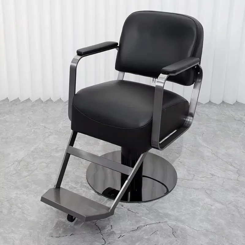 

Ergonomic Equipment Barber Modern Professional Luxury Round Salon Chair Simple ArmModern For Barbershop Salon Furniture