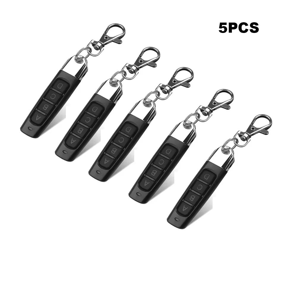 

5pcs 433MHZ 433.92mhz Remote Control Garage Gate Door Opener Remote Control Duplicator Clone Learning Rolling Code