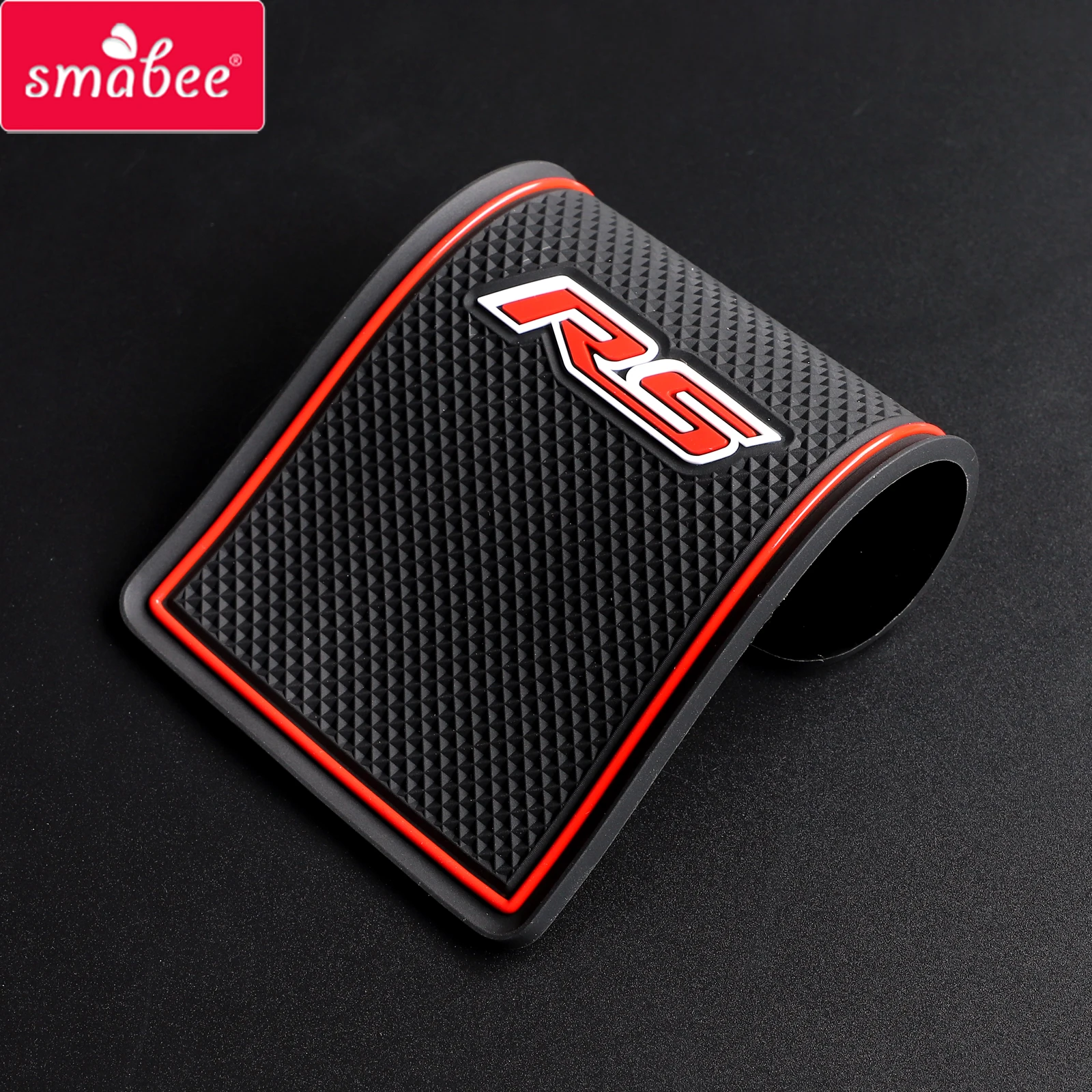 Smabee Gate Slot Mat Voor Chevrolet Trax 2024 Auto Anti-Slip Deur Groef Pad Cup Houder Interieur Accessoires Rubber Coaster