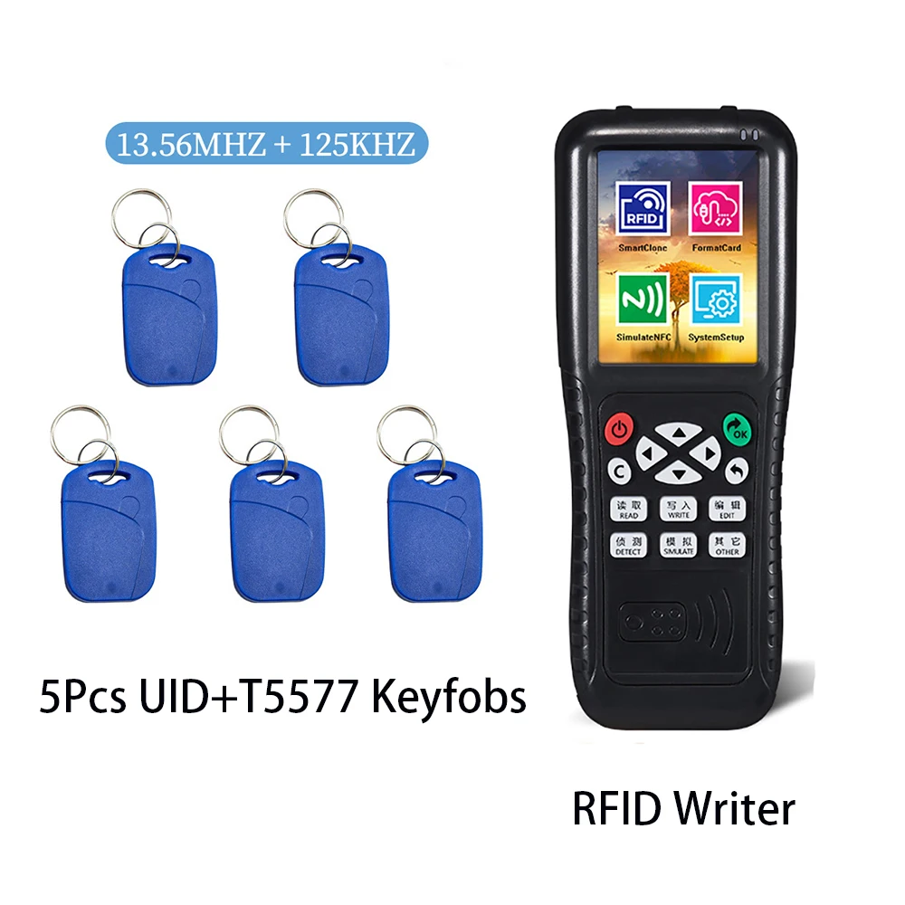 ICopy X100 Advanced Decryption Programmer Reader Writer RFID Copier 125KHz 13.56MHz RFID Duplicator ID IC Card NFC Mobile Phone