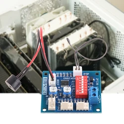 12V PC CPU Fan Temperature Control PWM Speed Controller Module Alarm Buzzer Sensor with Alarm