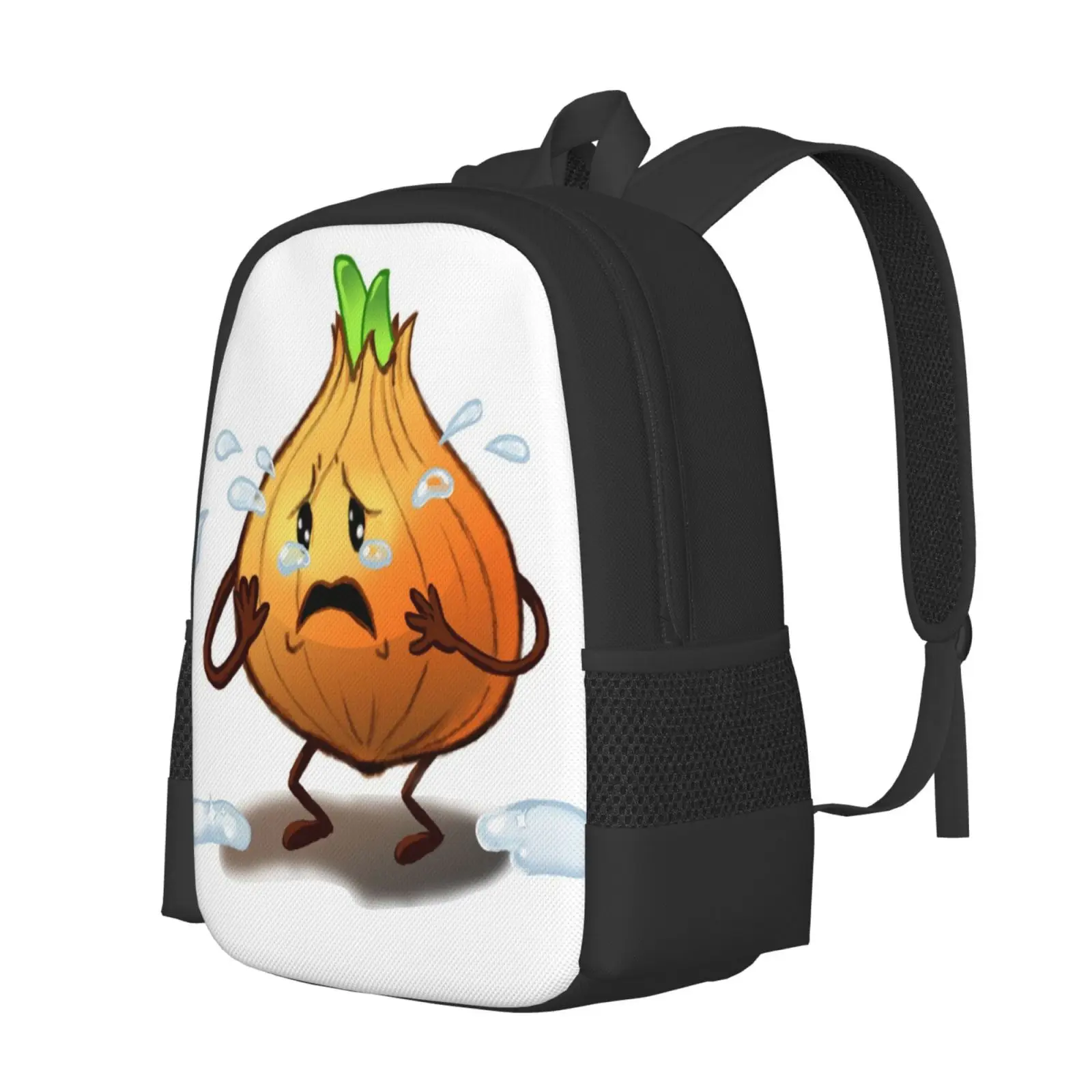 Crying Onion Hot Sale Schoolbag Backpack Fashion Bags Crying Onion Tears Food Diet Healthy Digistickie